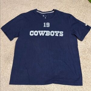 Nike Dallas Cowboys Blue Short Sleeve Tee Athletic Style